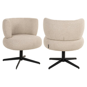 Chaise de salle à manger Alexis biscotti swivel