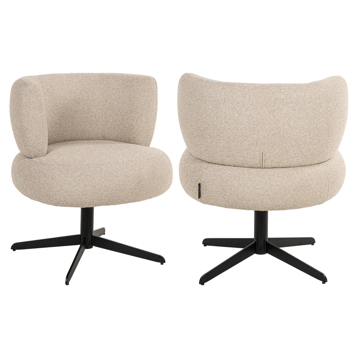 Chaise de salle à manger Alexis biscotti swivel