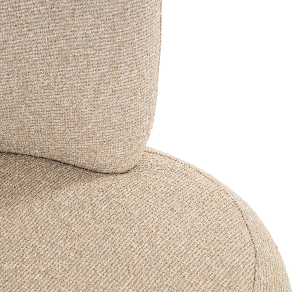 Chaise de salle à manger Alexis biscotti swivel