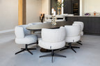 Chaise de salle à manger Alexis biscotti swivel