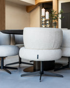 Chaise de salle à manger Alexis biscotti swivel