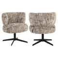 Chaise de salle à manger Alexis brown omara swivel