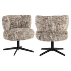 Chaise de salle à manger Alexis brown omara swivel