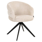 Chaise de salle à manger Serenity niagara beige swivel fire retardant