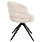 Chaise de salle à manger Serenity niagara beige swivel fire retardant