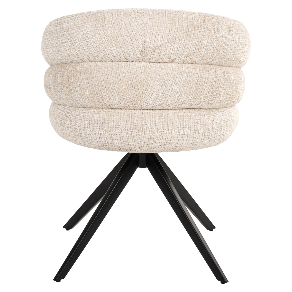Chaise de salle à manger Serenity niagara beige swivel fire retardant