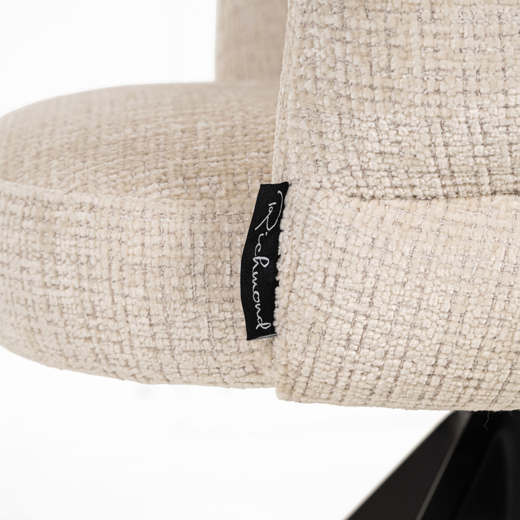 Chaise de salle à manger Serenity niagara beige swivel fire retardant