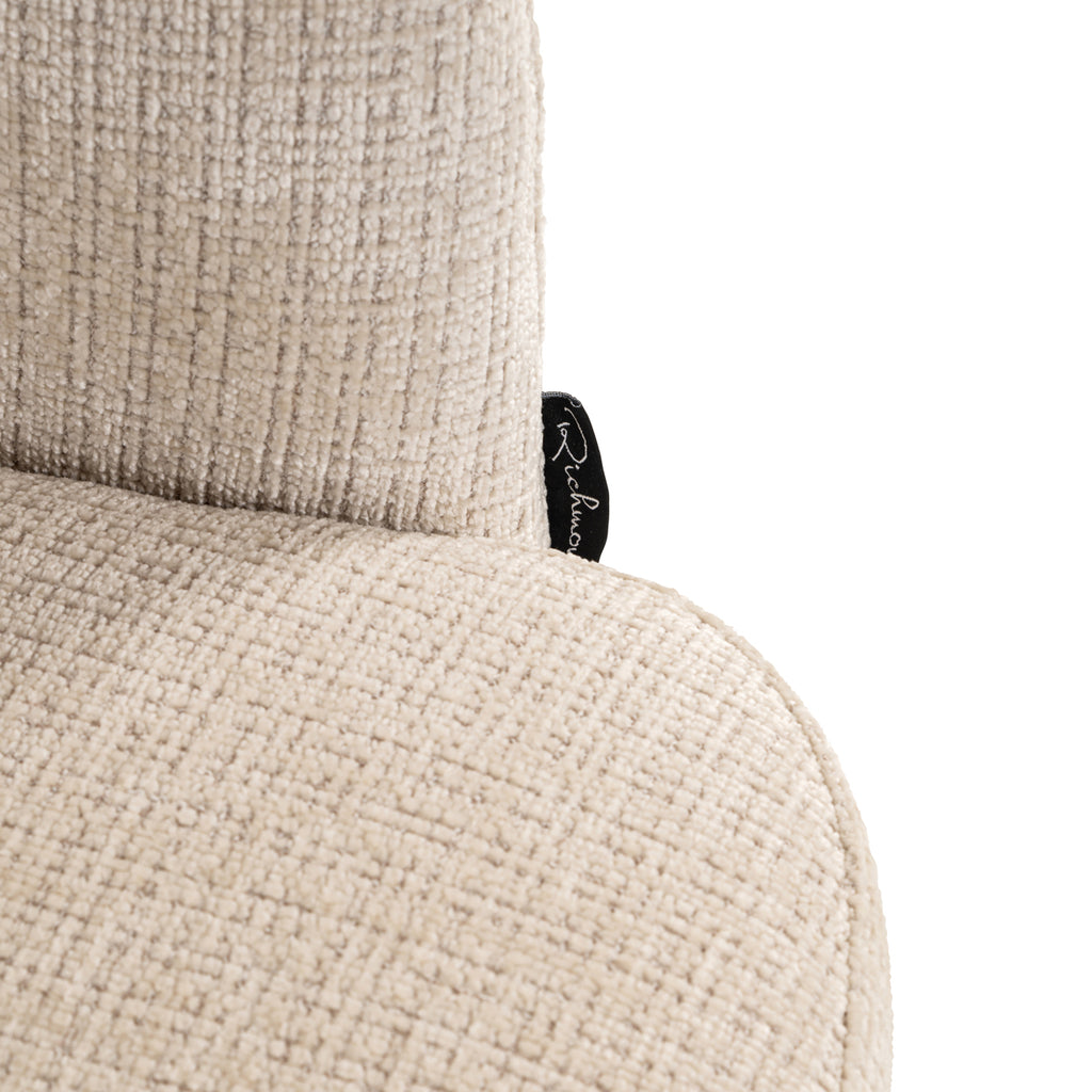 Chaise de salle à manger Serenity niagara beige swivel fire retardant