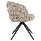 Chaise de salle à manger Serenity brown omara swivel fire retardant