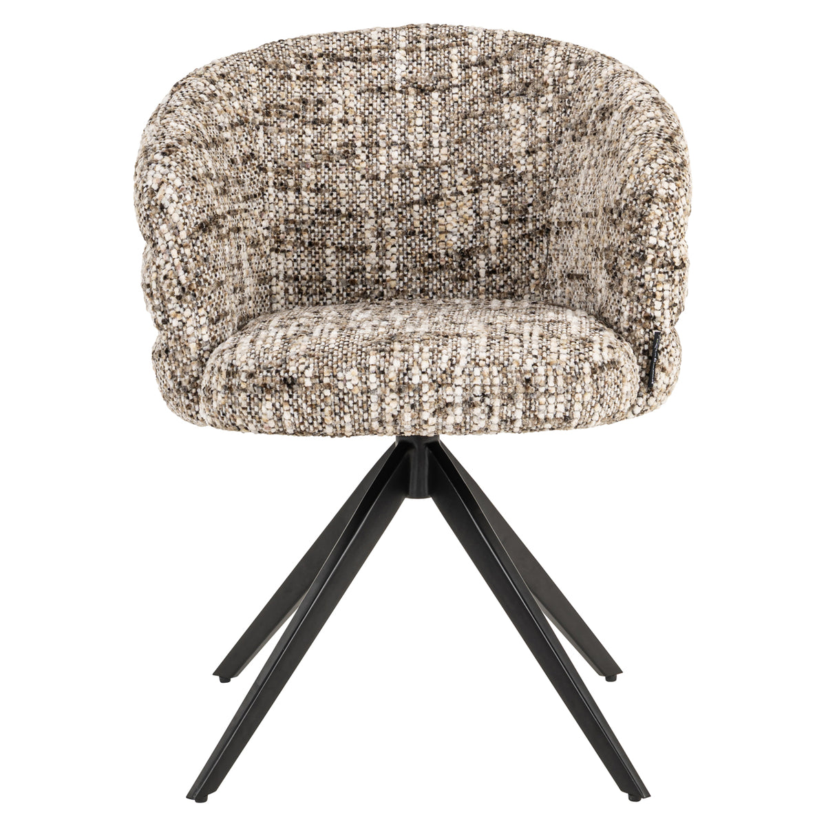 Chaise de salle à manger Serenity brown omara swivel fire retardant