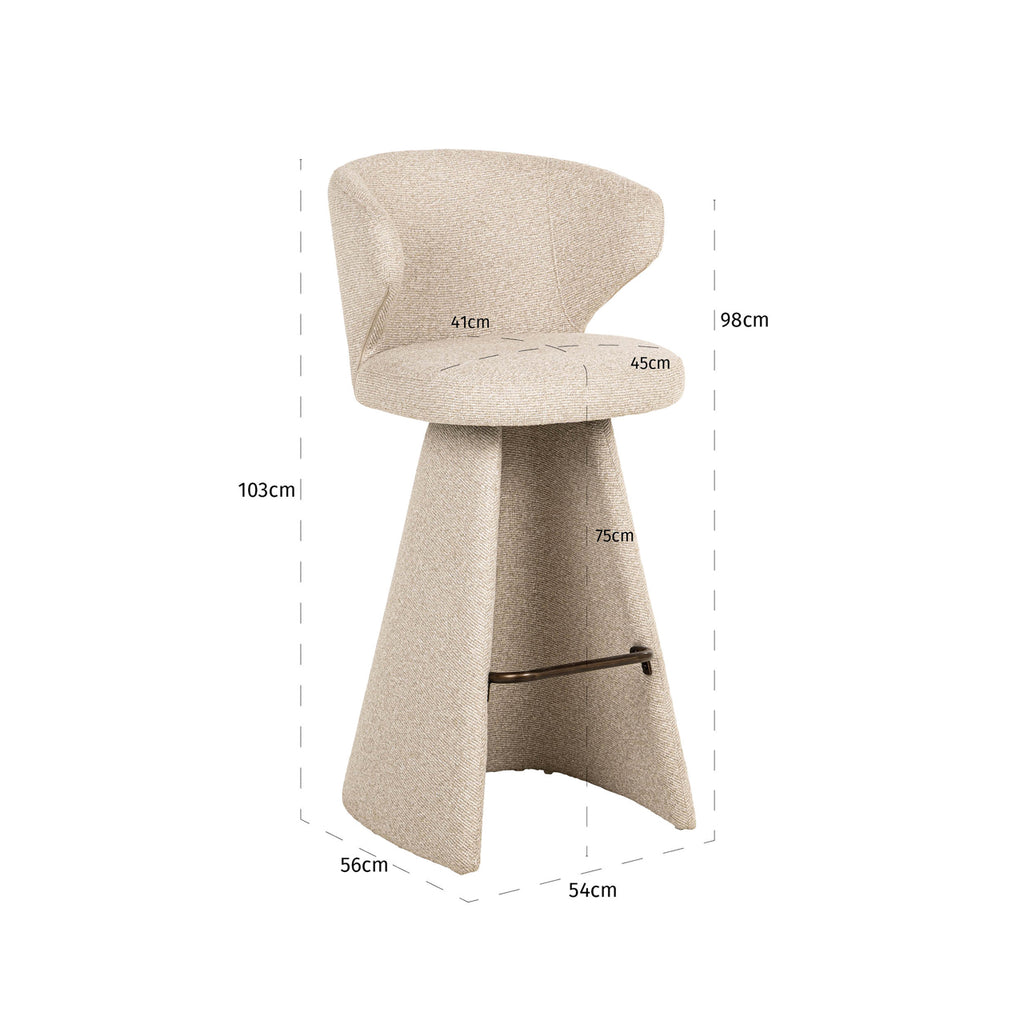 Tabouret de bar Gatsbi biscotti