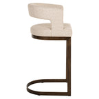Tabouret de bar Ellis biscotti