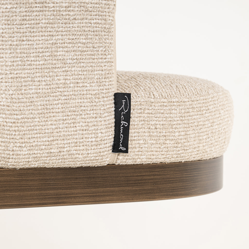 Tabouret de bar Ellis biscotti