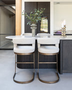 Tabouret de bar Ellis biscotti
