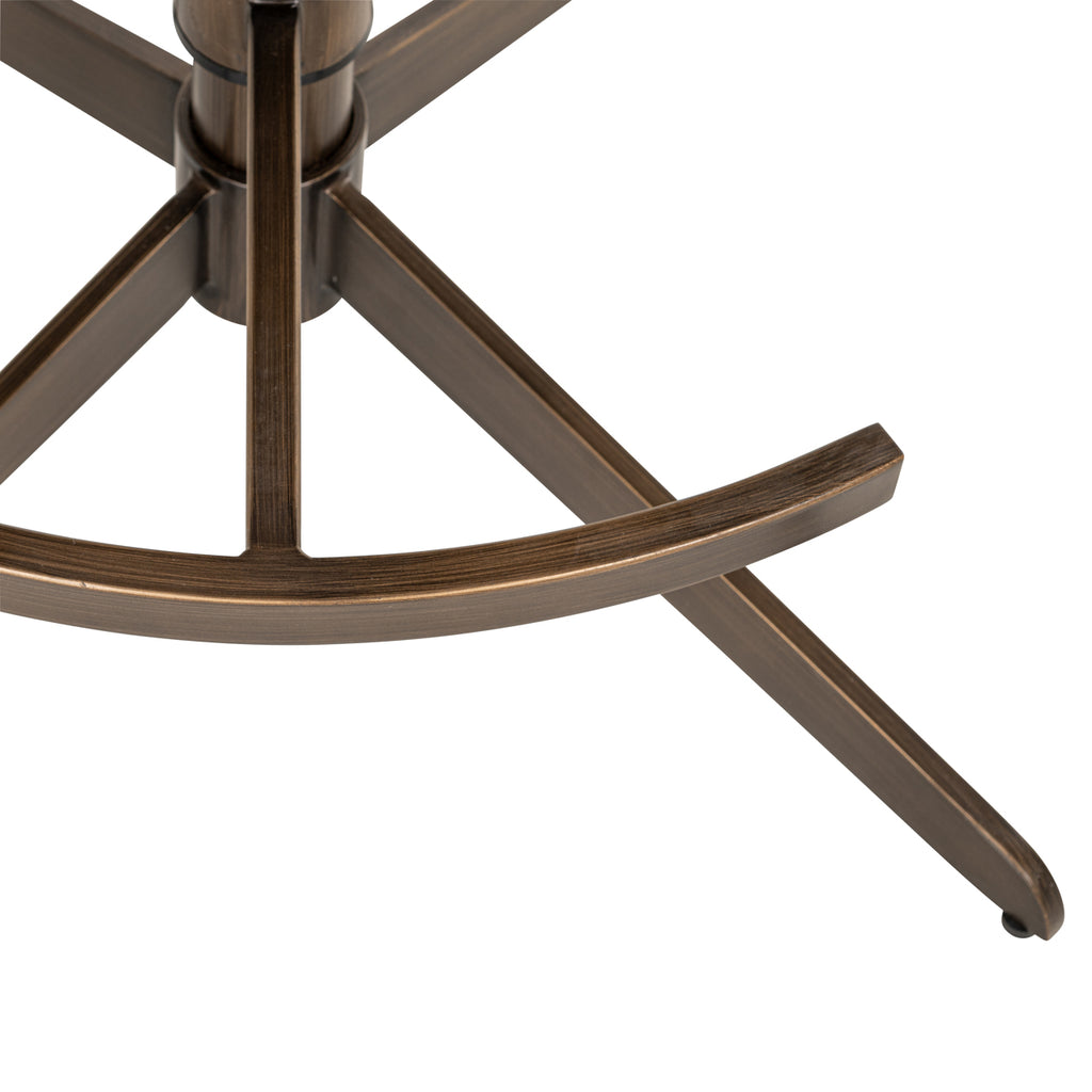 Tabouret de bar Cheyenne biscotti swivel