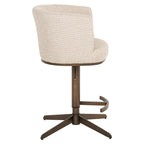 Tabouret de bar Cheyenne biscotti swivel