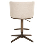 Tabouret de bar Cheyenne biscotti swivel