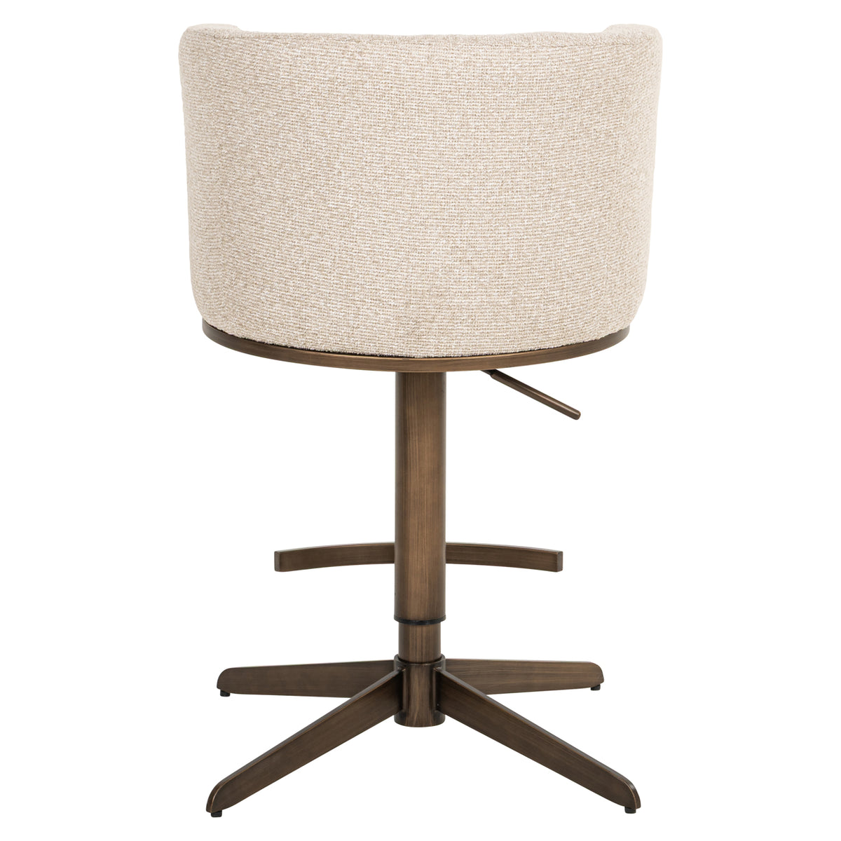 Tabouret de bar Cheyenne biscotti swivel