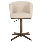 Tabouret de bar Cheyenne biscotti swivel