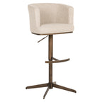 Tabouret de bar Cheyenne biscotti swivel