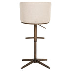 Tabouret de bar Cheyenne biscotti swivel
