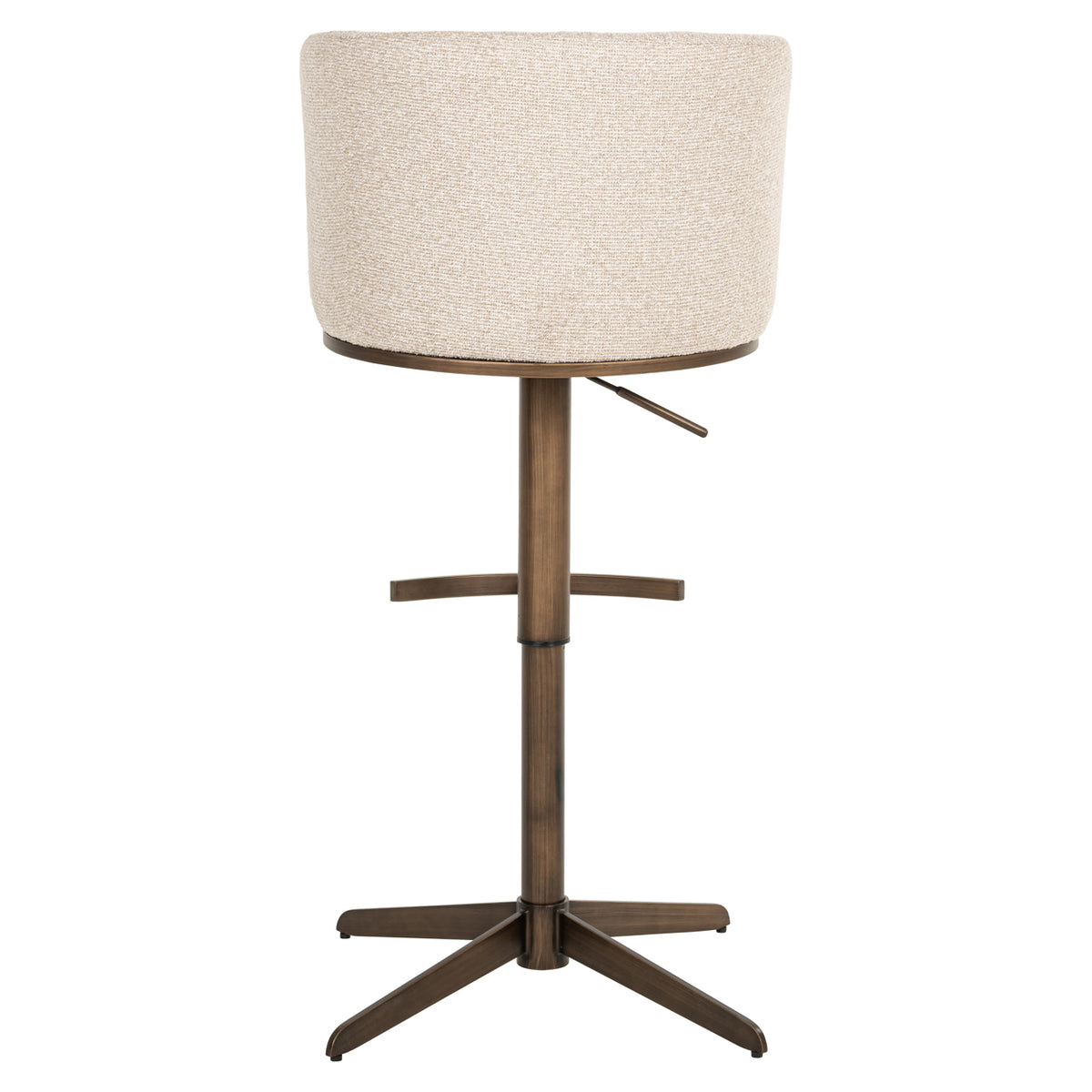 Tabouret de bar Cheyenne biscotti swivel