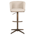 Tabouret de bar Cheyenne biscotti swivel