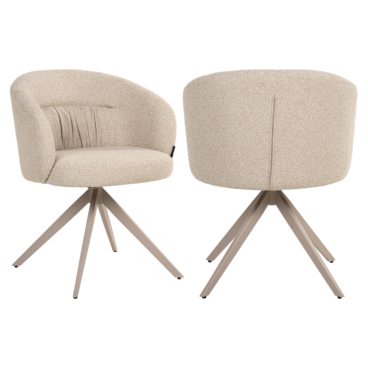 Chaise de salle à manger Olivia biscotti swivel