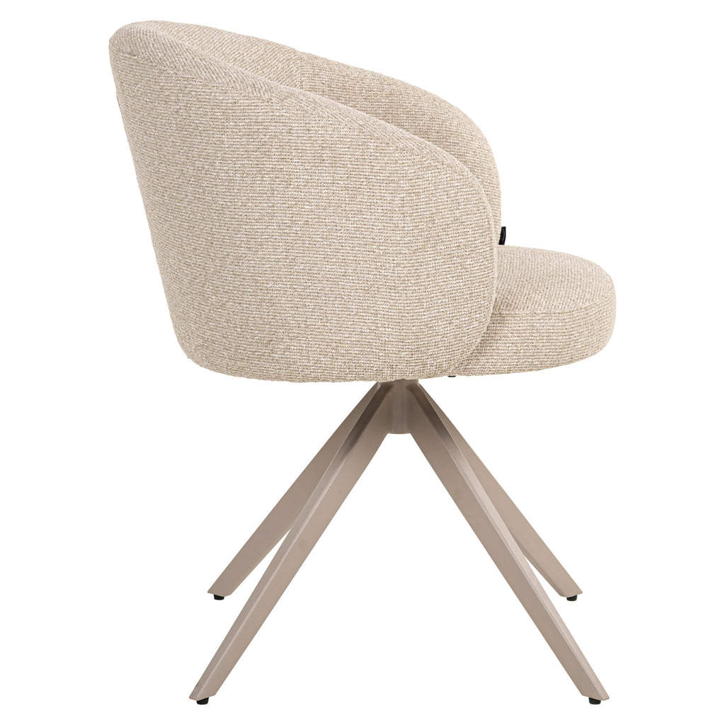 Chaise de salle à manger Olivia biscotti swivel