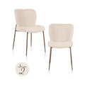 Chaise de salle à manger Odarby biscotti (Set of 2)