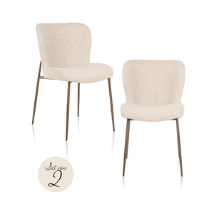 Chaise de salle à manger Odarby biscotti (Set of 2)