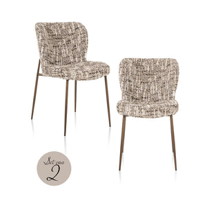 Chaise de salle à manger Odarby brown omara (Set of 2)