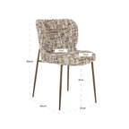 Chaise de salle à manger Odarby brown omara (Set of 2)