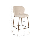Tabouret de comptoir Odarby biscotti