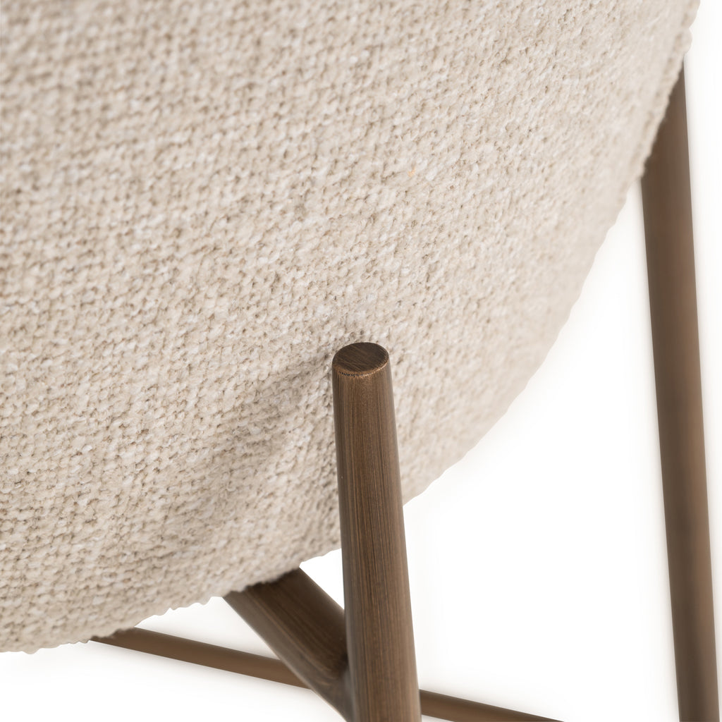 Tabouret de comptoir Odarby biscotti