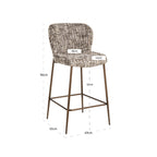 Tabouret de comptoir Odarby brown omara
