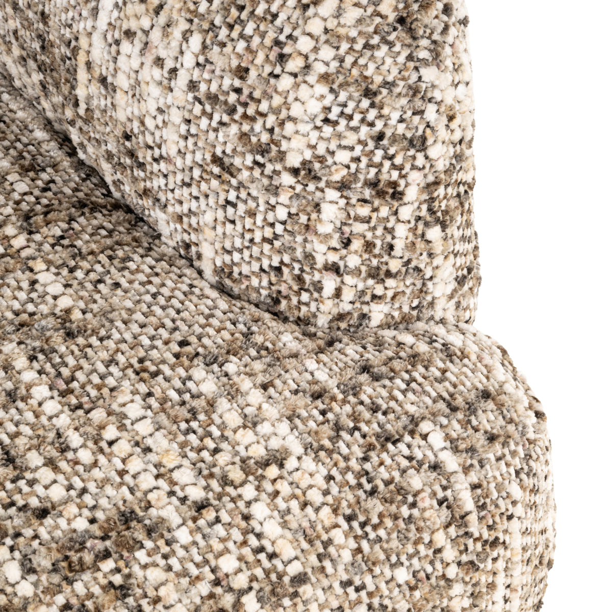 Fauteuil lounge Kagney brown omara swivel