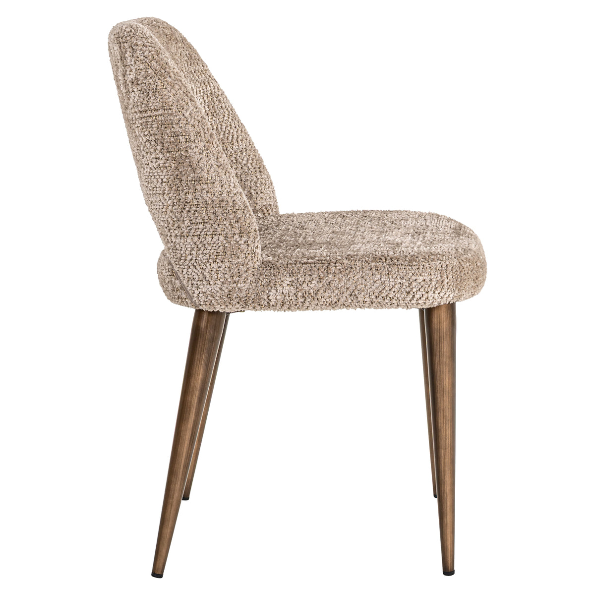 Chaise de salle à manger Delphine lovely nature fire retardant (Set of 2)