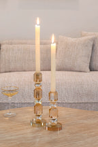 Porte-bougie Meral brown small