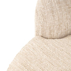 Canapé Pandora beige angora lounge left