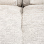 Canapé Lund cream fusion 3-seater + ottoman left