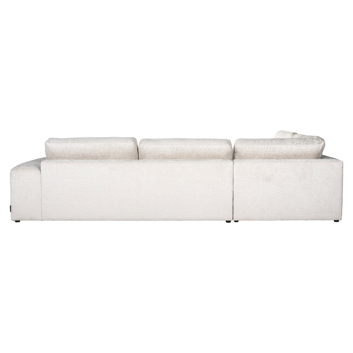 Canapé Lund cream fusion 3-seater + ottoman left