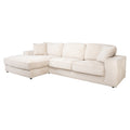 Canapé Santos niagara beige 2,5-seater + lounge left