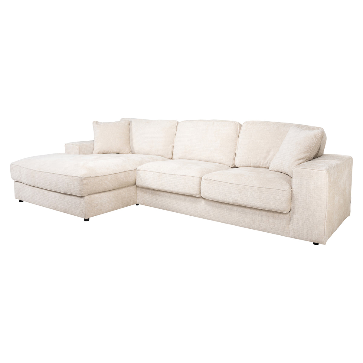 Canapé Santos niagara beige 2,5-seater + lounge left