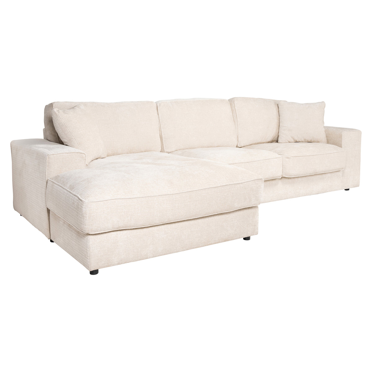 Canapé Santos niagara beige 2,5-seater + lounge left