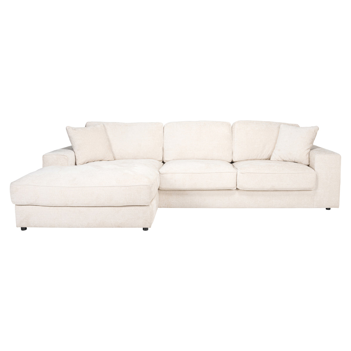 Canapé Santos niagara beige 2,5-seater + lounge left