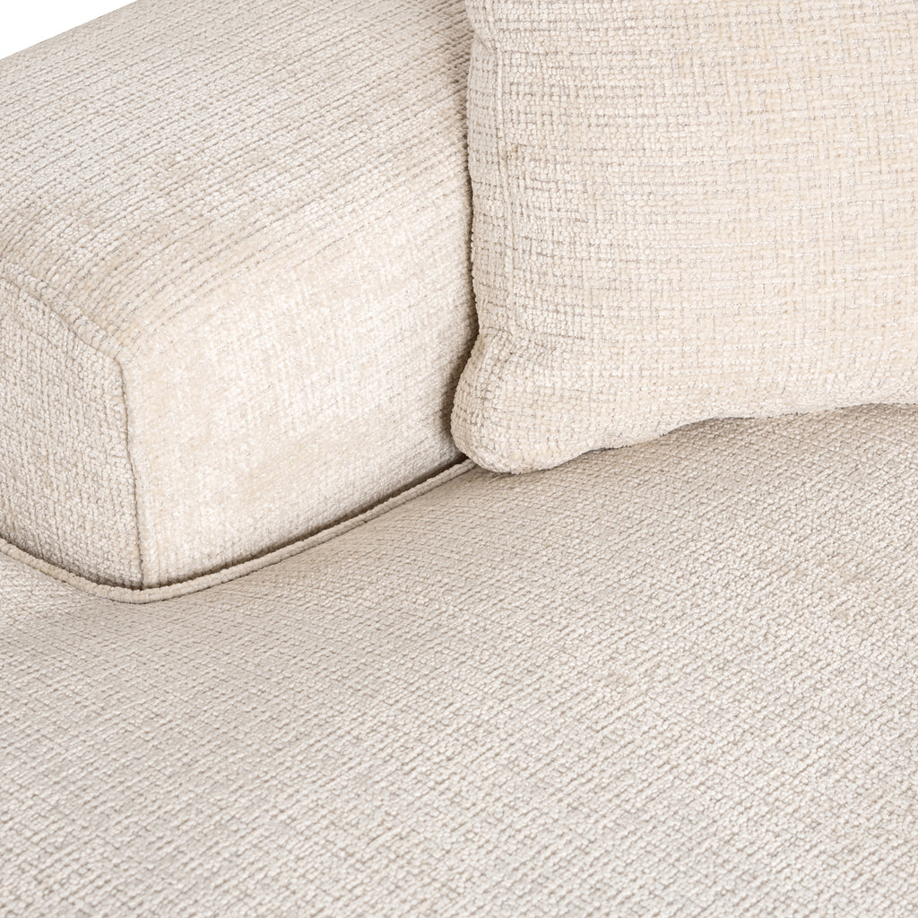 Canapé Santos niagara beige 2,5-seater + lounge left