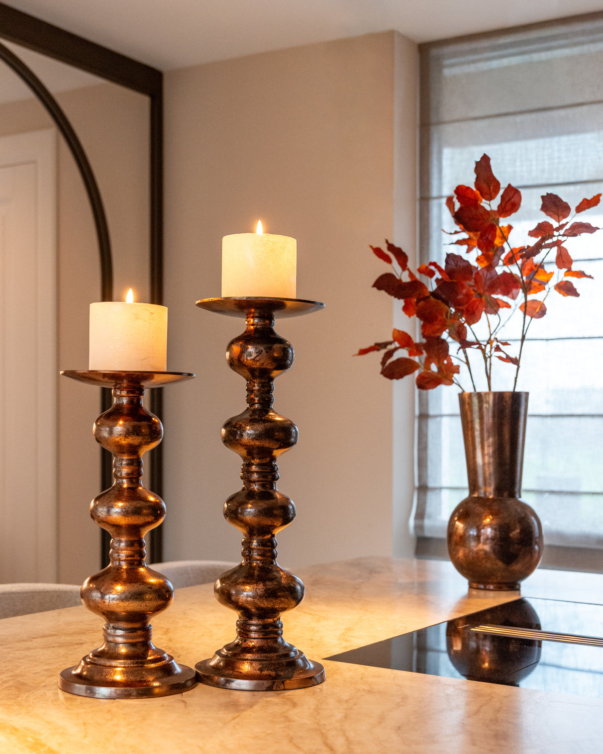 Porte-bougie Joya copper small
