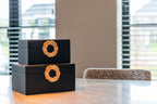 Boîte de rangement Amal black/gold large