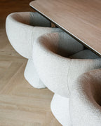 Chaise de salle à manger Quiriro biscotti swivel